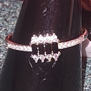 Bomb Party Ring Size 9 Black Onyx CZ Nwt rbp5401 She's a Ten New with tag & bag